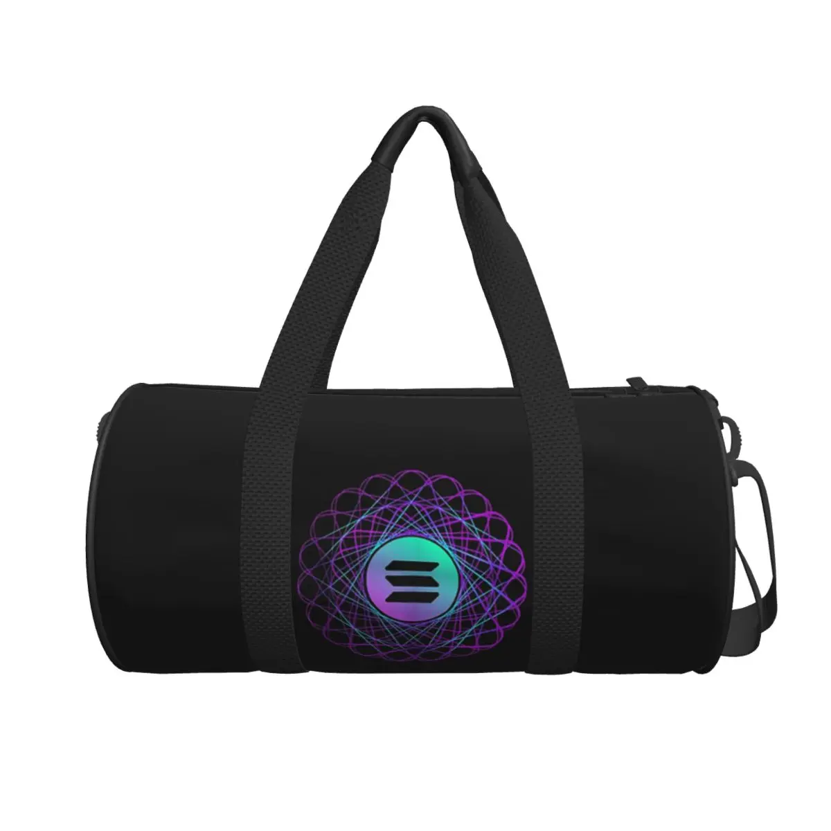 

Solana Cryptocurrency - Solana SOL Большая спортивная сумка Duffle Многофункциональные дорожные сумки Duffle Сумки Сумка для фитнеса