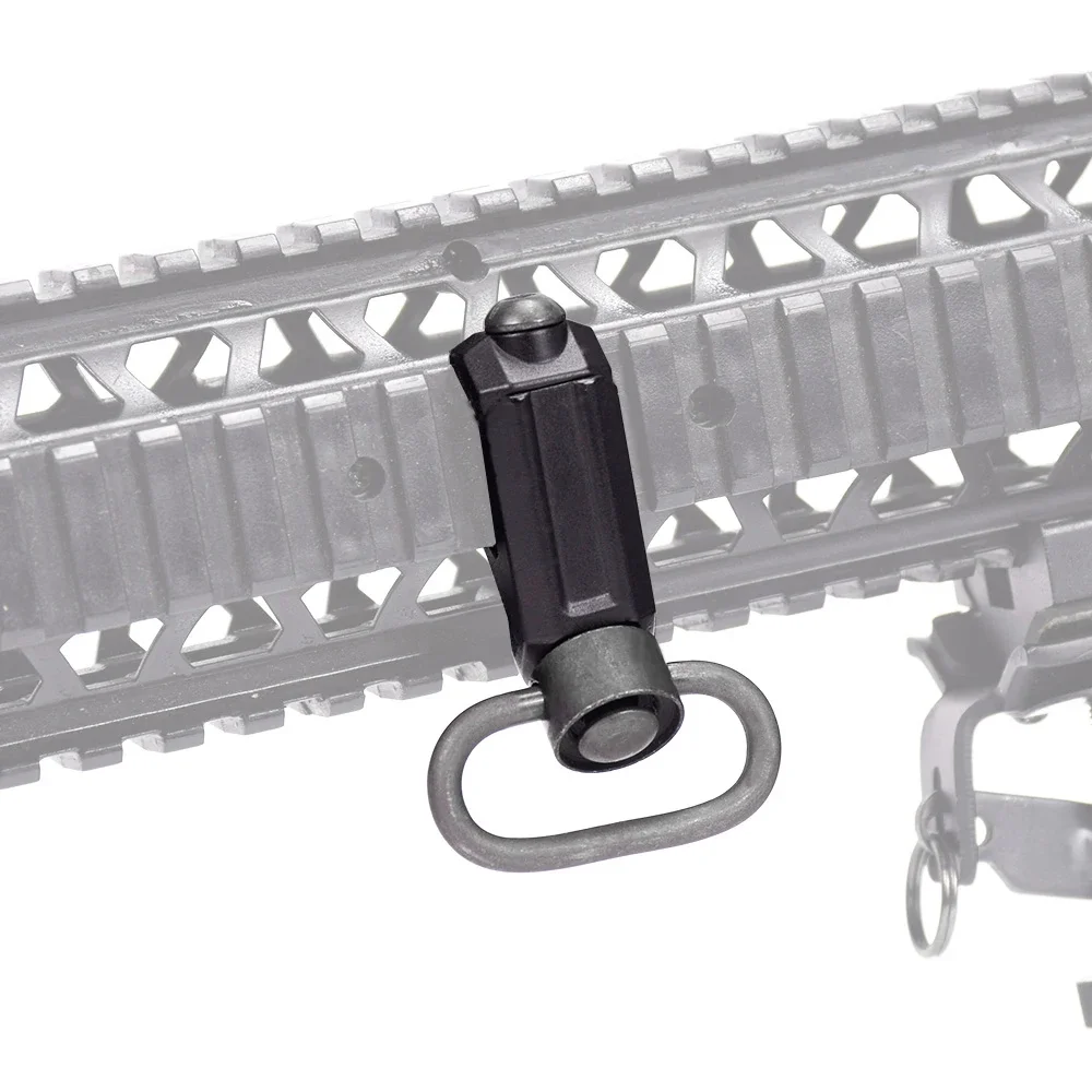 RSA سريع فصل QD حبال محول تركيب الصلب 20 مللي متر السكك الحديدية التكتيكية مشبك كليب مرفق لملحقات الصيد بندقية #1