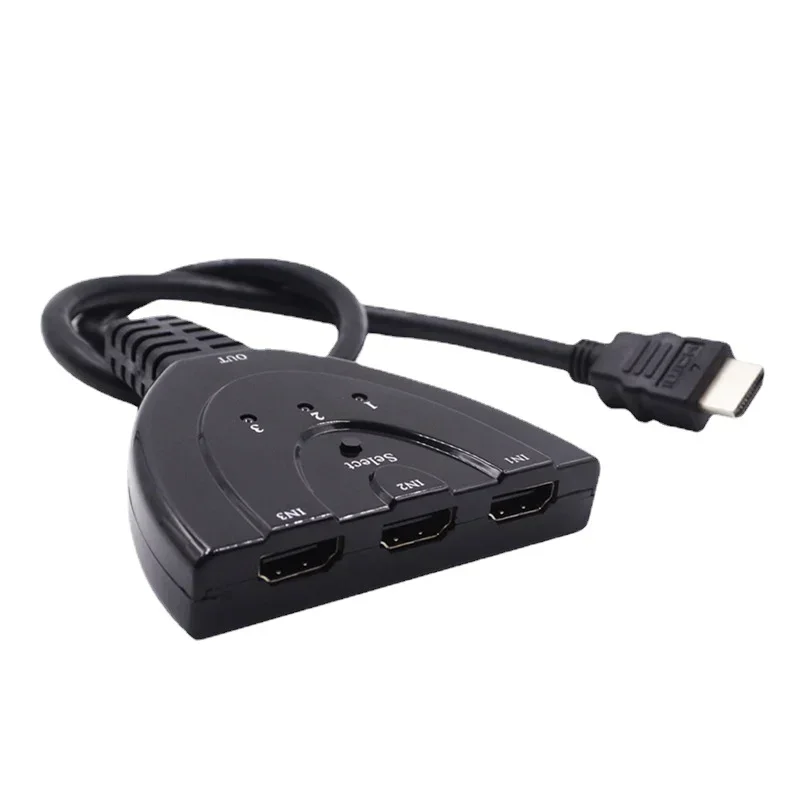 

3X1 HDMI switcher with cable 3 port HD video switcher 1080P