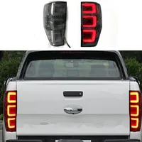 LED Smoke Taillights Fit For Ford Ranger T6 T7 T8 PX MK1 MK2 Wildtrak 2012-2020 Styling Rear Brake Driving Lamp Drl Tail Lights