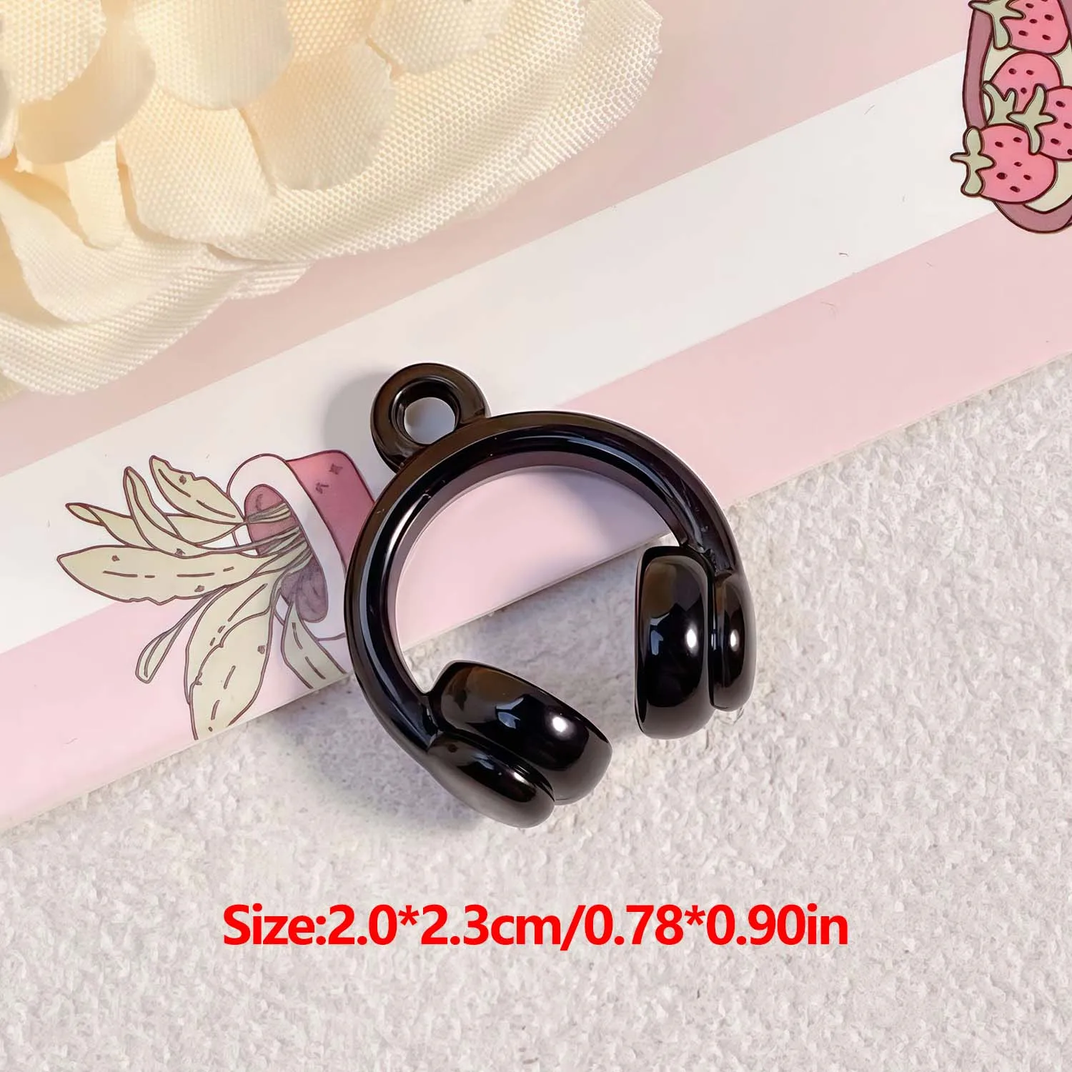 20/50pcs Colorful Acrylic Earphone Spacer Beads, Loose Beads for DIY Bracelets Necklaces Earrings Jewelry Making Accessories
