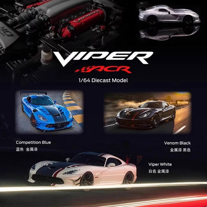 

Модель Hone, литой под давлением сплав, масштаб 1/64, Viper MK3, модель автомобиля ACR, орнамент, сувенир, коллекция, подарок для хобби