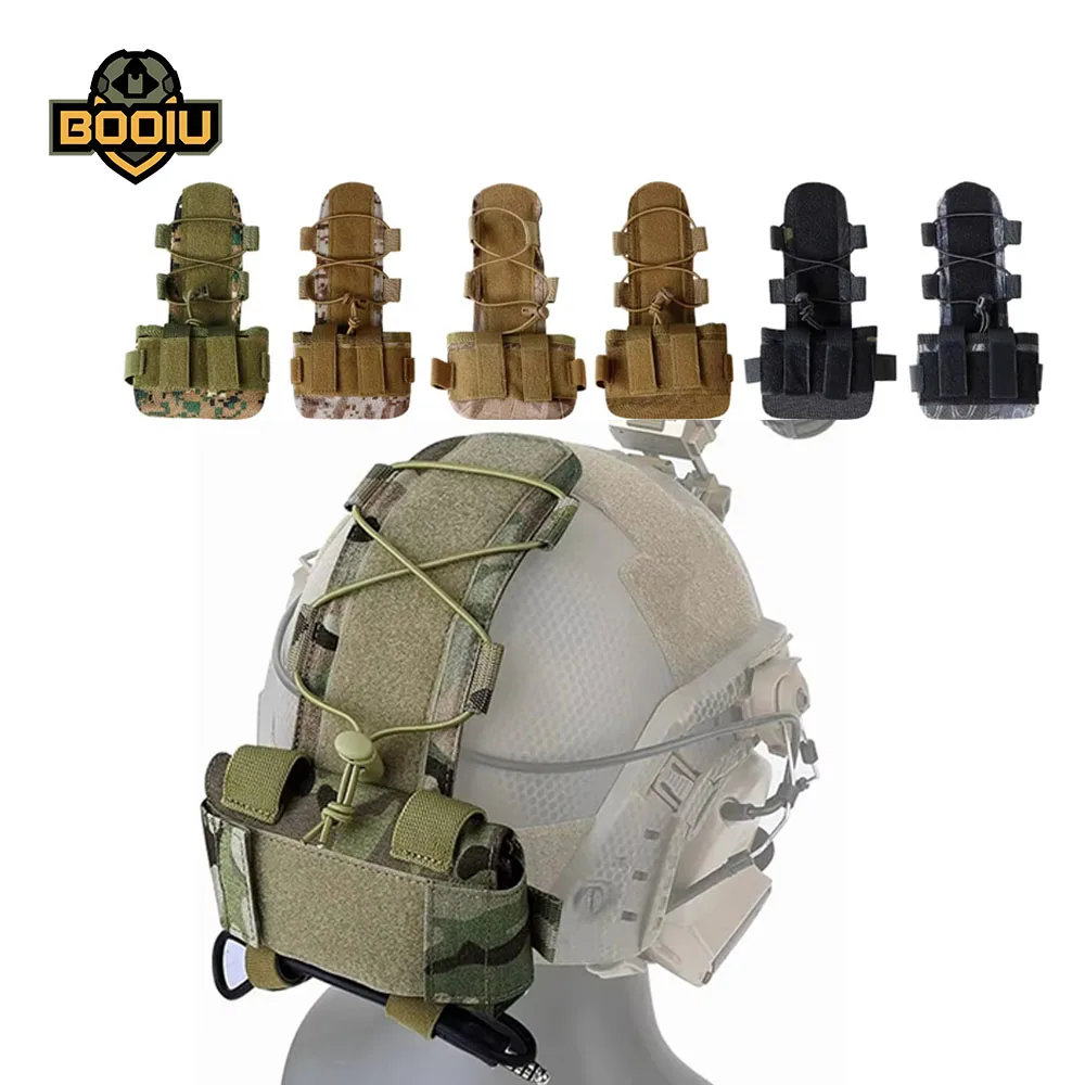

BOOIU аккумуляторная сумка, спортивный шлем MK2, аккумуляторный блок, противовес для шлема, CS, охотничий, страйкбольный, тактический шлем, аксессуары