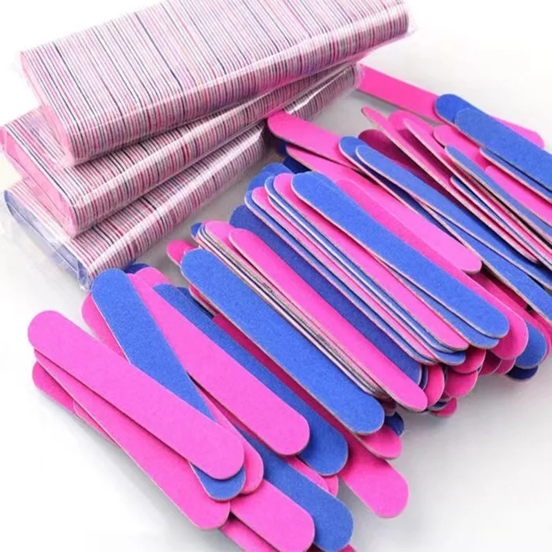 

Double Side Nail Files Mini Wood Sanding Buffer Block Set For Gel Polish Manicure Pedicure Salon Professional Nail Art Tools