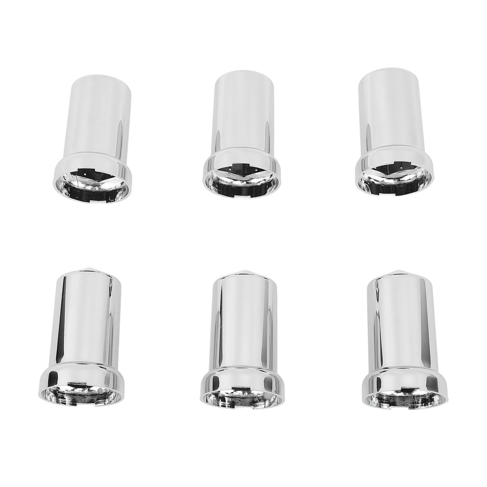 Push On Nut Cover  Lug Nut Covers ABS Chrome Plastic Anti Rust 33mm Flanged Lug Nut  for Trucks Trailers and Vehicles