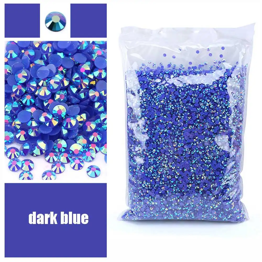 Dark blue Flatback Resin Rhine - Resin Art Quantity recension och pris
