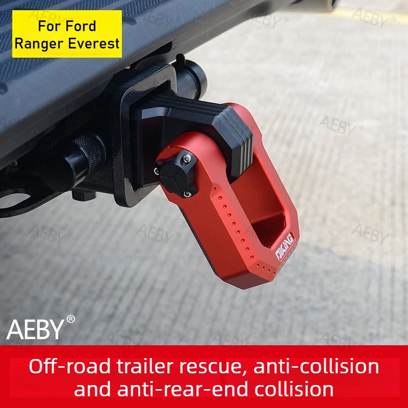 

For Ford Ranger Everest 2022-2026 trailer hitch ball mount,Square mouth trailer hook modification,Trailer hook heavy-duty