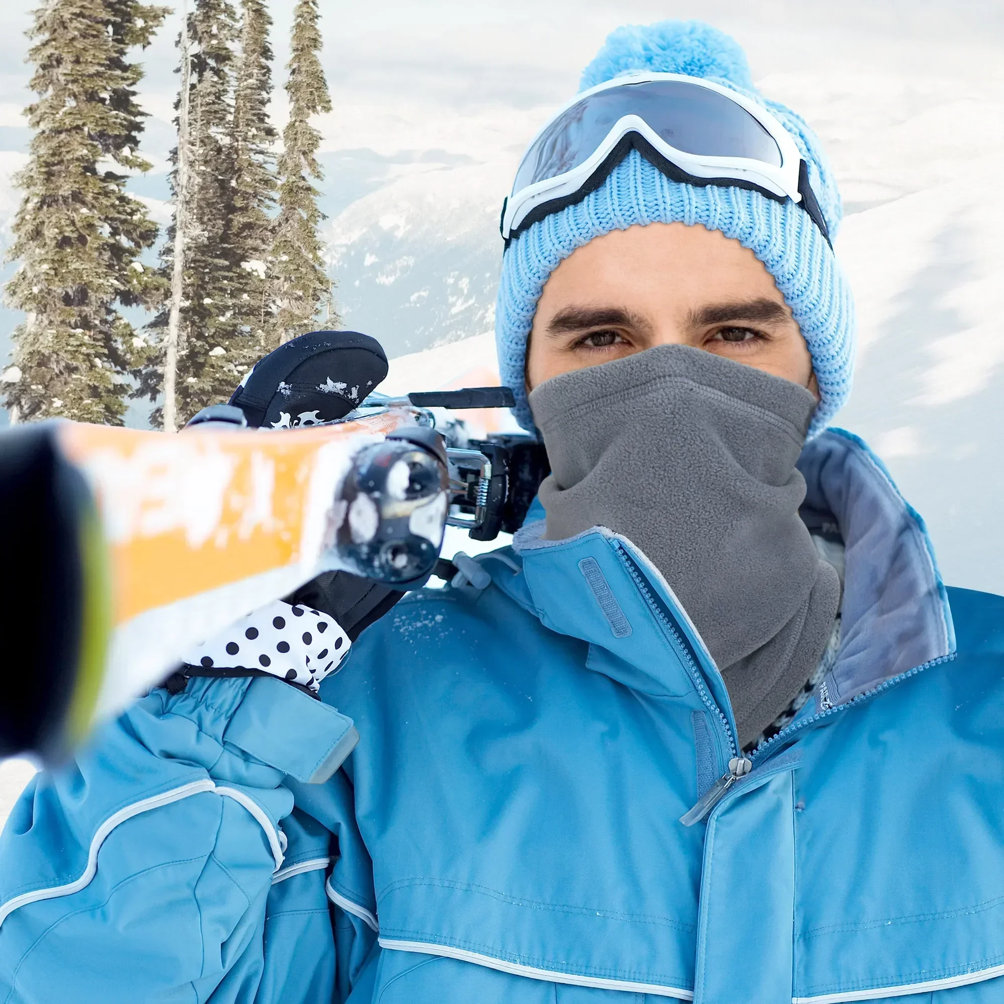 Écharpe magique de camping, randonnée, motoneige, cyclisme, sport, bandana, sauna, hiver