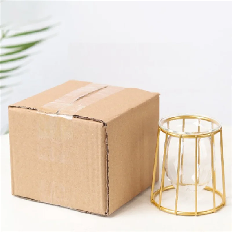 テラリウムレトロ鉄ライン花瓶水耕植物花瓶家の装飾金属植物ホルダー北欧スタイル花瓶の装飾ホーム耐久性