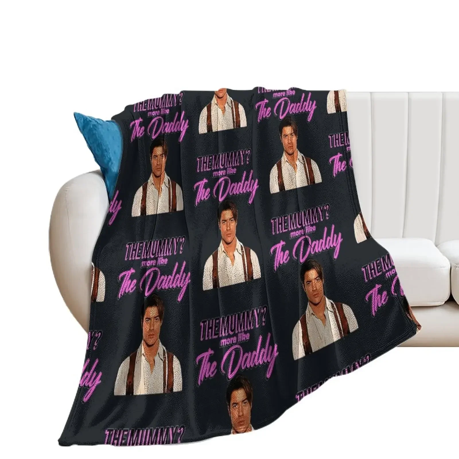 

DADDY THE MUMMY T-Shirt Throw Blanket Blankets For Bed Quilt Decoratives Blankets