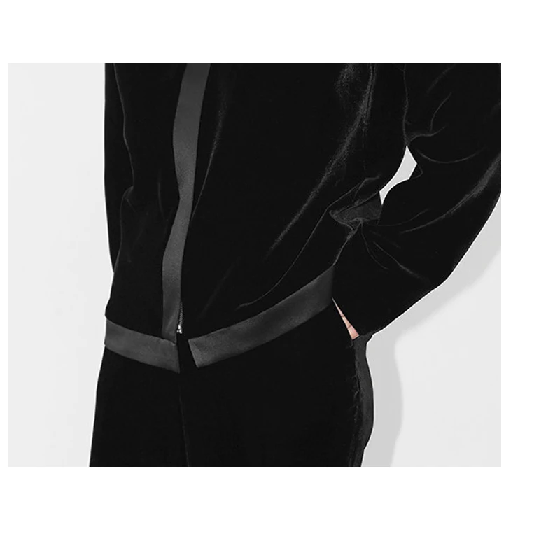 Hoogwaardig damesjack van natuurlijk zijdefluweel, origineel ontwerp, jas met lange mouwen en korte mouwen, elegante casual dameskleding