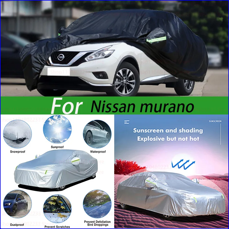 Universal Full Car Covers Outdoor Waterproof Sun Rain Snow Dust Resistant Protection UV Car Cover for Nissan Murano