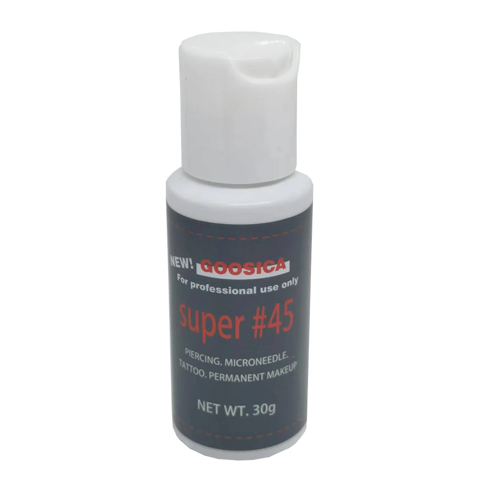 Nuovo Super 45 Tattoo Gel durante il trucco permanente Microblading Piercing sopracciglio labbra rimozione del tatuaggio 1.2oz