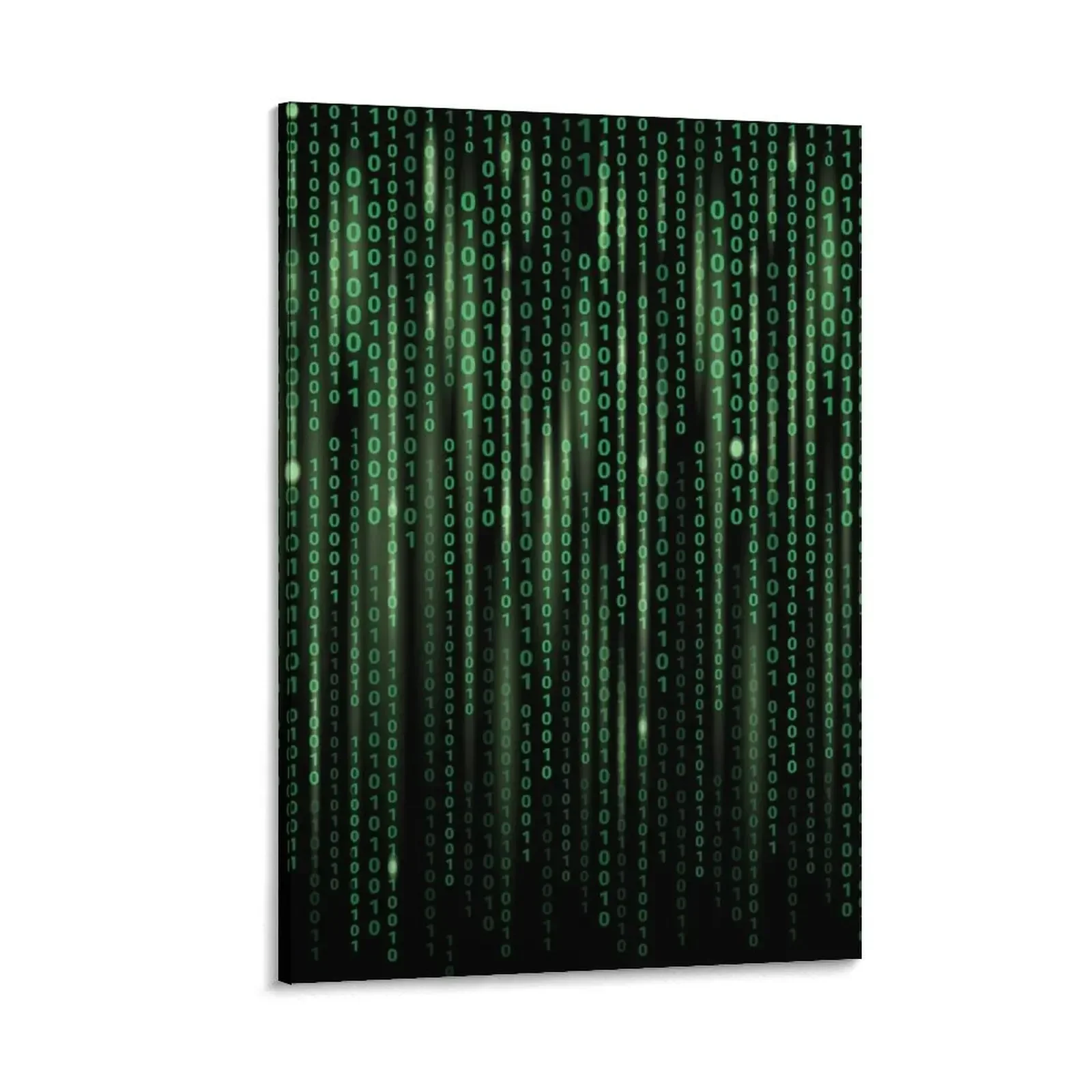 

Binary code background matrix code Canvas Painting anime decoration Picture on the wall home decoration luxury