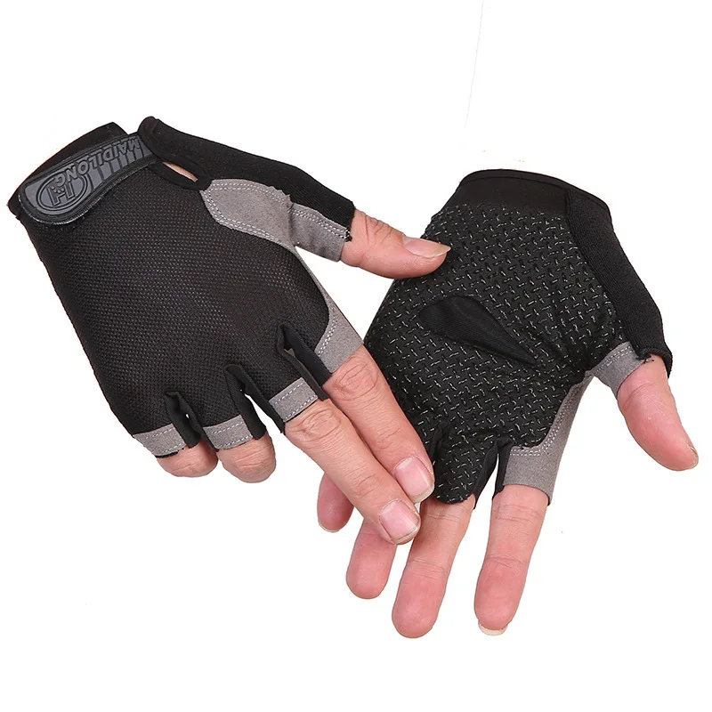 Fingerless Gym Training Gloves for Men Women Cycling Gloves Sports Fitness Motorcycle Mtb Anti-slip Gloves Bicycle Accessories