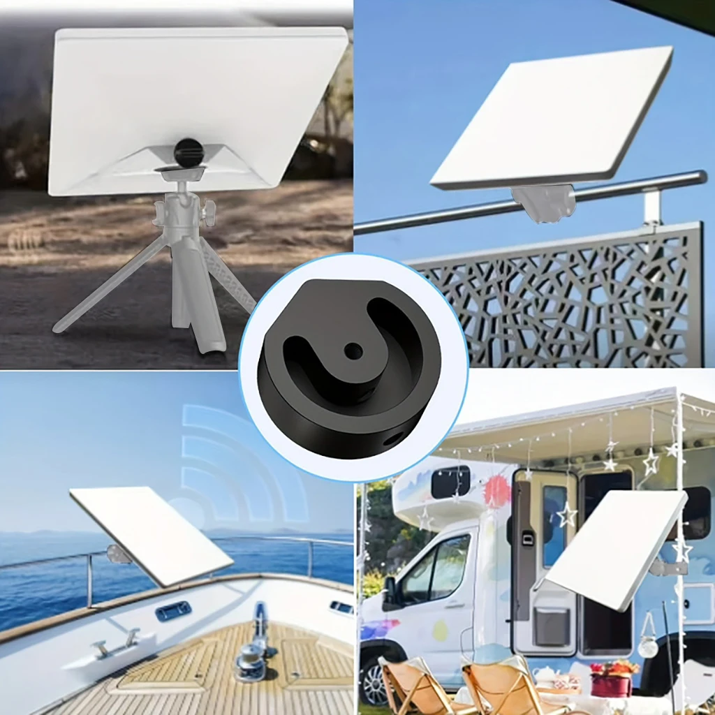 2 Stück Aluminium-Legierung Stativadapter 5,2 cm für Starlink Mini, Kompatibel mit Stativen, Befestigungsklemmen, Rohradapter Starlink – Detail 9
