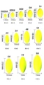 size 0000 yellow