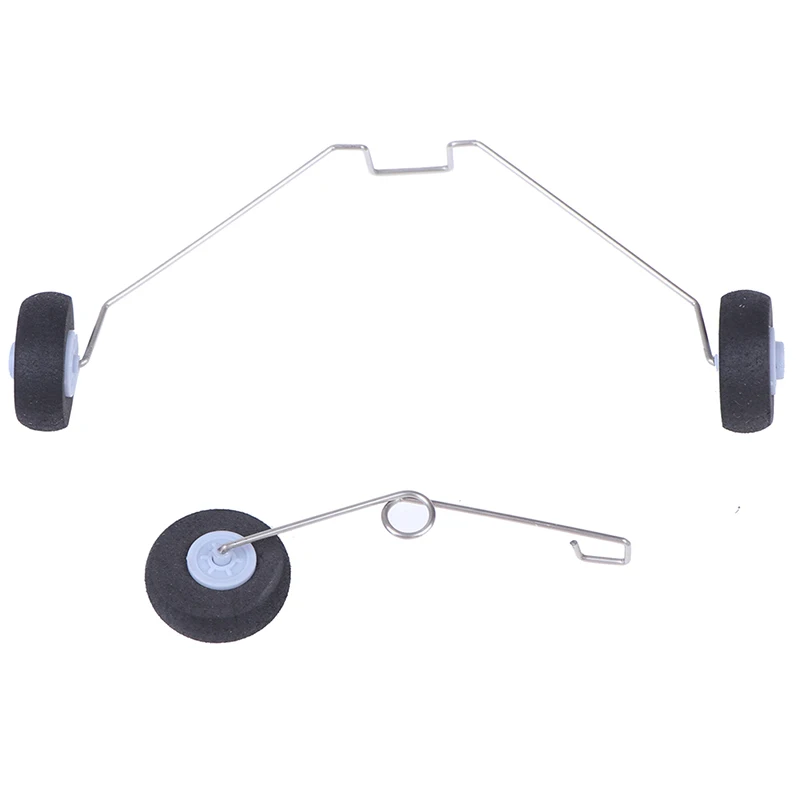 Metal Landing Gear w/Wheels for Z51 RC Airplane Foam Hand Throwing Glider