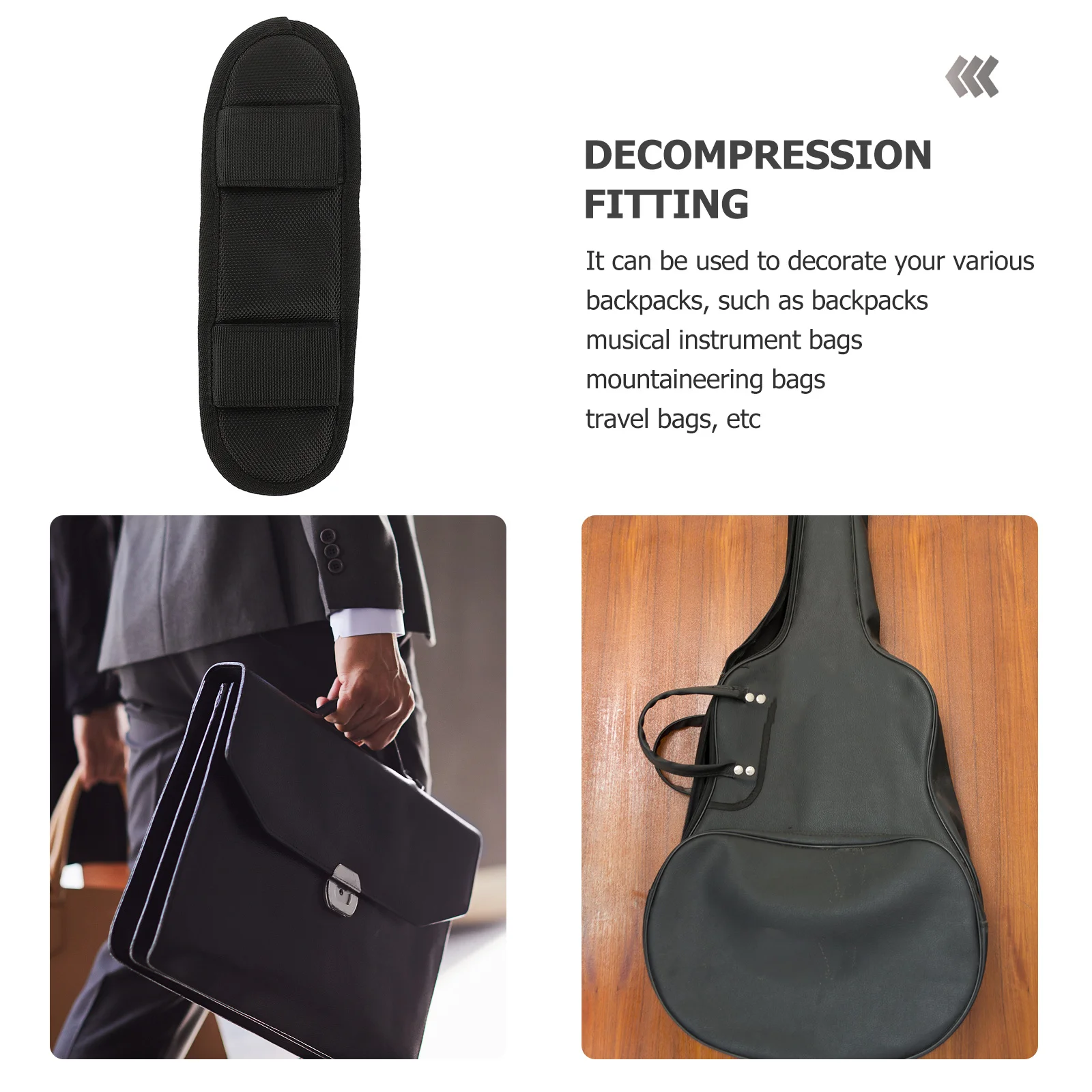 

Shoulder Pad For Bag Strap Thick Comfortable Cushion Laptop Camera Guitar Multi-Function Backpack Shoulder Pads Support