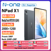 N-one NPad X1 MTK G99 8-Cores Tablet 10.95'' Android 13 Fast Charging 8600mAh MAX 16GB 128GB 2000*1200 FHD 4G LTE Support L1