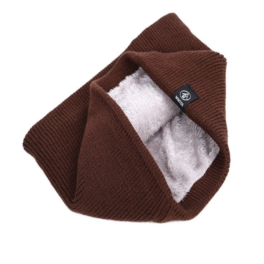 

New Thick Knitted Scarf Cold-proof Collar Keep Warm Overhead Scarf Soft Knitted Neck Cover Women Men