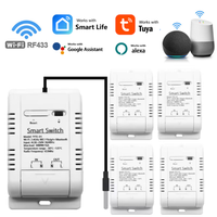 Wifi Smart Temperature Sensor Tuya Smart Life Wifi Rf433 ntelligent Thermostat Temperature Switch With Alexa Google Home Smart