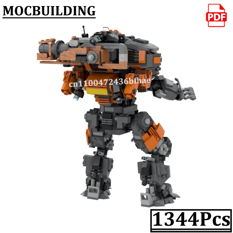 Titaned Mecha Blocks Model MOCBUILDING Bricks Sci-fi Battle Machine Mech Construction Toys Gift Bricks