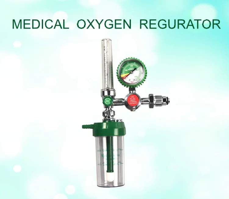 OEM Oxigen Tank CGA540 and Bull Nose Type Adapter Medical Oxygen Regulator Fast delivery