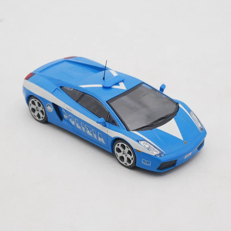 Diecast escala 1:43 galardo polícia simulação liga modelo de carro exibição estática presente colecionável brinquedo lembrança decoração