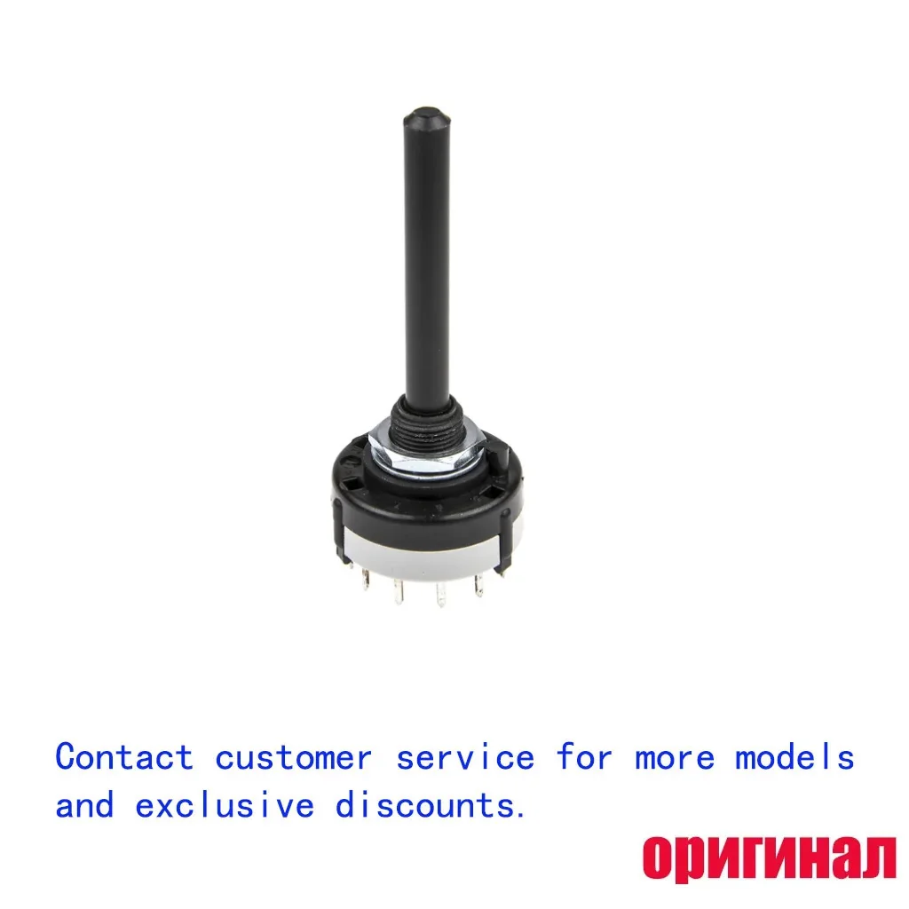 CK1052 Original Lorlin Rotary Switch, 3 Poles 4 Positions, 30°, 150mA, 250V Band Switch