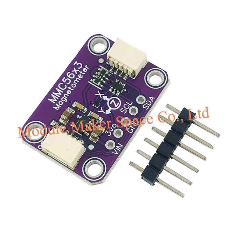 MMC5603 High-Resolution Magnetometer,STEMMA QT/Qwiic Plug,I2C Interface,compatible with Arduino/Raspberry Pi Compass,Navigation,