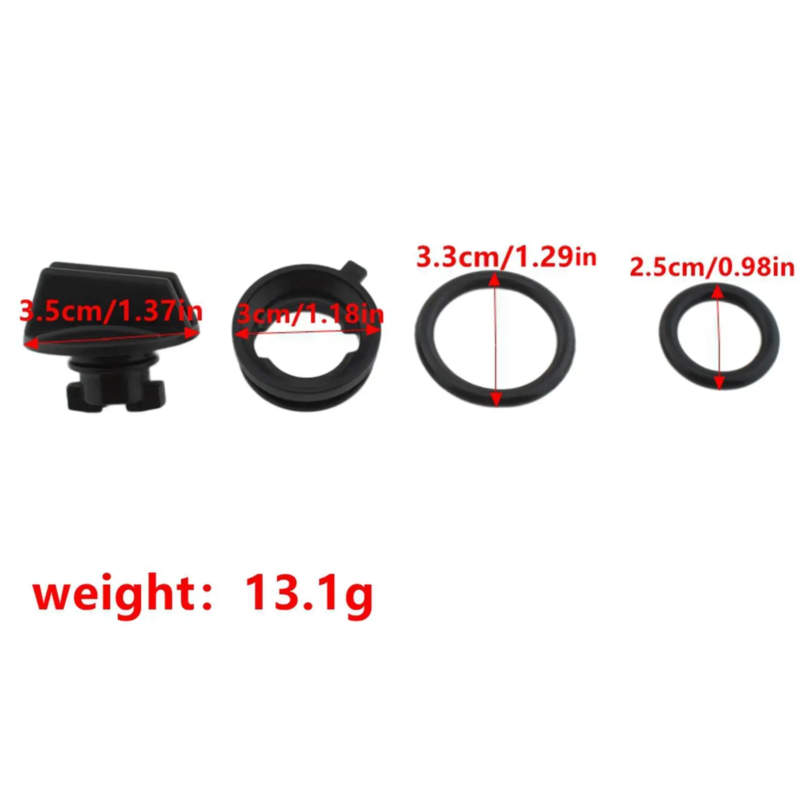 Oil Filler Cap Set Directly Replace 11141340900 Motorbike Accessories Easy Installation for R1200CL R850C R850GS R1200