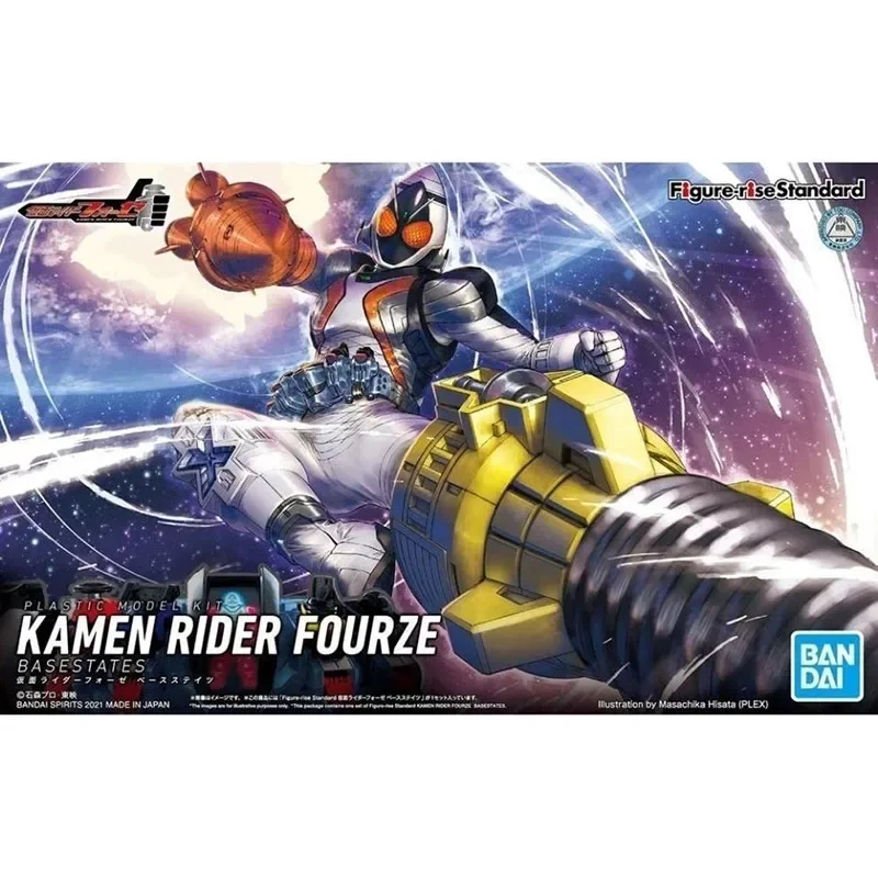 Bandai Original BASE STATES Figure rise Standard KAMEN RIDER FOURZE KAMEN RIDER FOURZE Anime Figure Model Gifts for Children