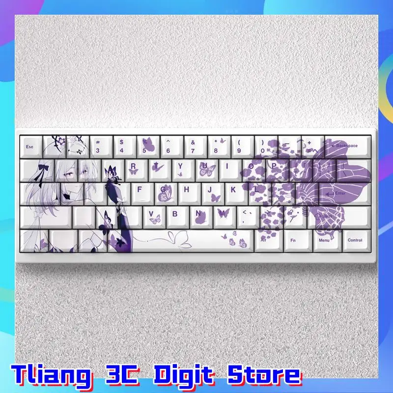 

Distant Butterfly Theme keycap Mechanical keyboard factory height PC gaming keyboard Accessorie collect gift customized keycap