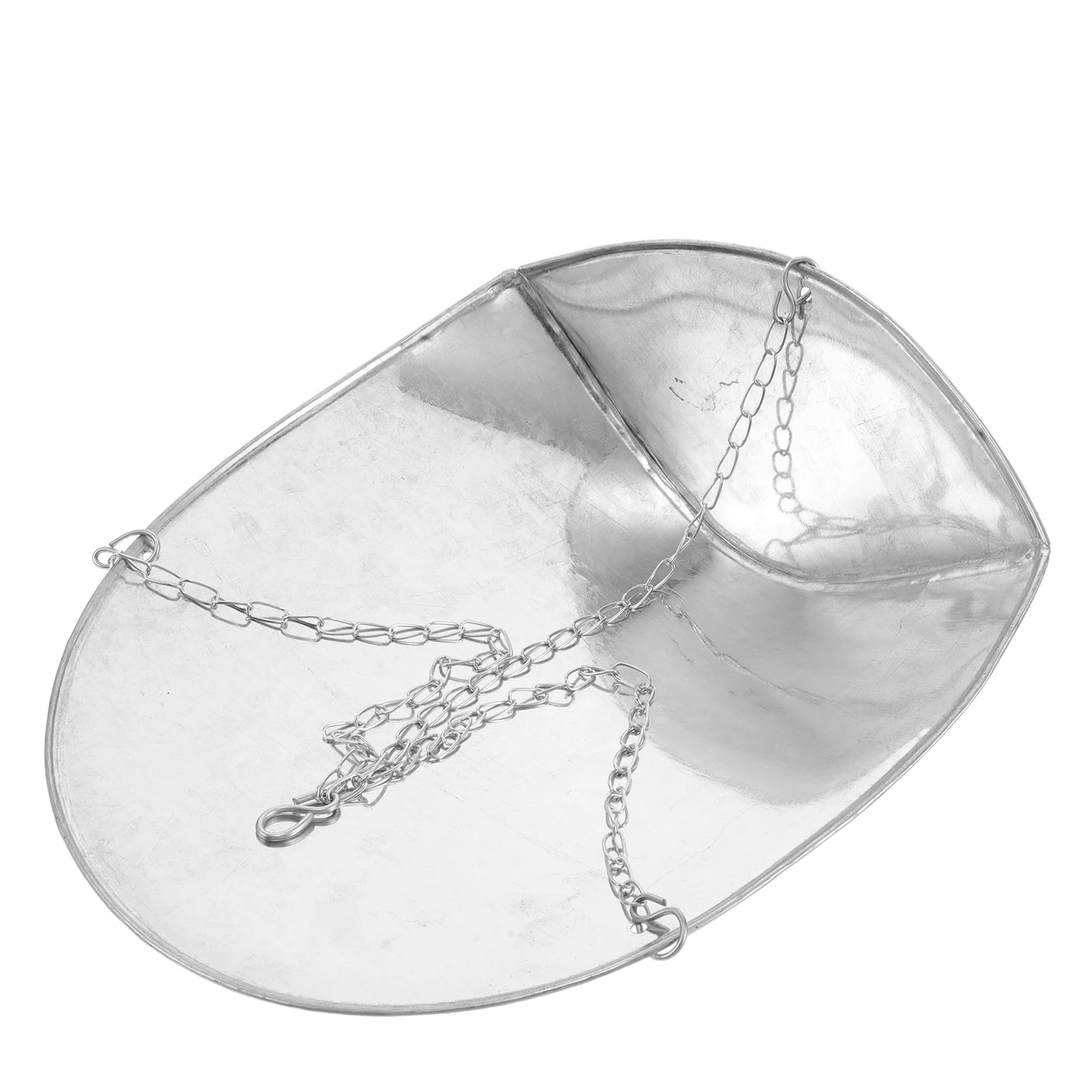 

Industrial Hanging Scale Pan Stainless Steel Round Hollow Pendant Tray Chain Weighing Pan for Pallet Crane Mechanical Bulk