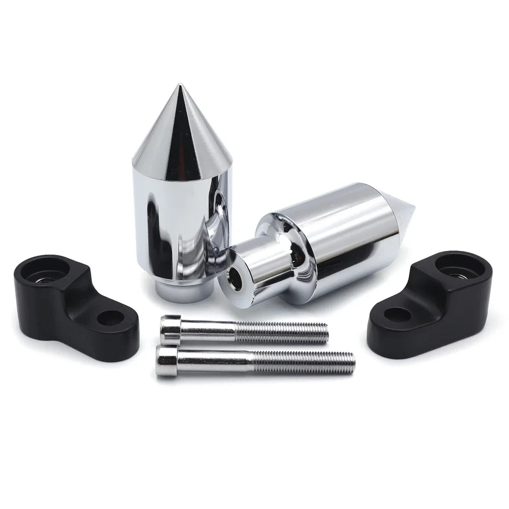 Aluminum Frame Sliders For Honda CBR 600RR 2007-2008 07-08 Aftermarket Motorcycle Parts Chrome Spike Crash Protector