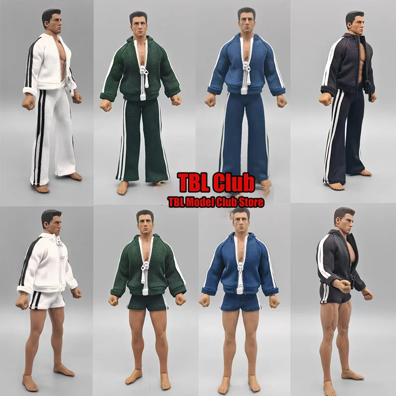 

1/12 Scale Male Clothes Student School Uniform And Sportswear Tracksuit For Snail Shell Asi3.0 6-inch Action Figure Soldier