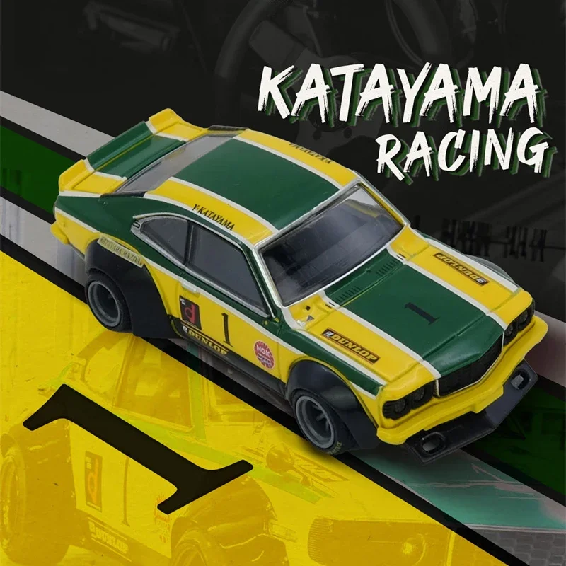 INNO 1:64 SAVANNA RX3 KATAYAMA RACING Levering Legering voertuigautomodel