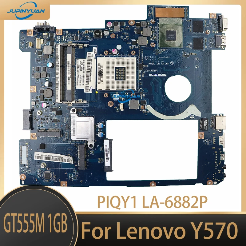 

Материнская плата для ноутбука Lenovo Y570 PIQY1 LA-6882P материнская плата Rev: 2,0 с видеокартой GeForce GT555M 1 Гб