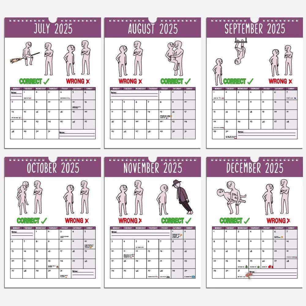 Dagelijks Wekelijks Maandelijks Planner 2025 Kalender Papier Ophangbare Desktop Kalender Huisornamenten Hoe te praten met kleine mensen Kalender