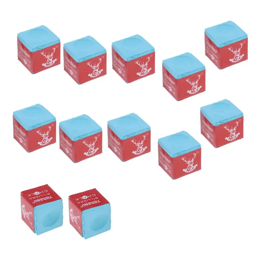 

Professional Pool Cue Chalk Set Light Green Billiards Accessories for Snooker Cue Friction and Accurate Play