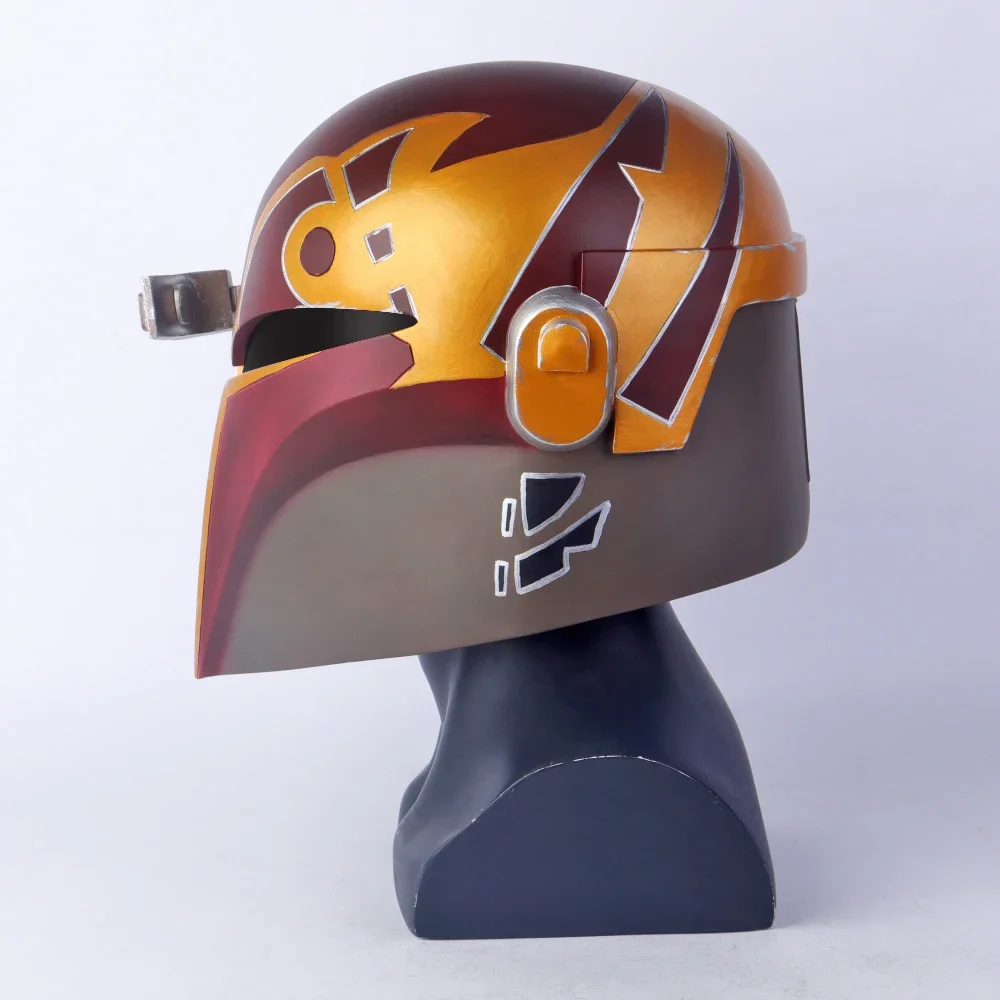 Casco de Anime máscara de Rebels Cosplay Sabine Wren casco máscaras de disfraz cara completa PVC adulto hombre fiesta Prop