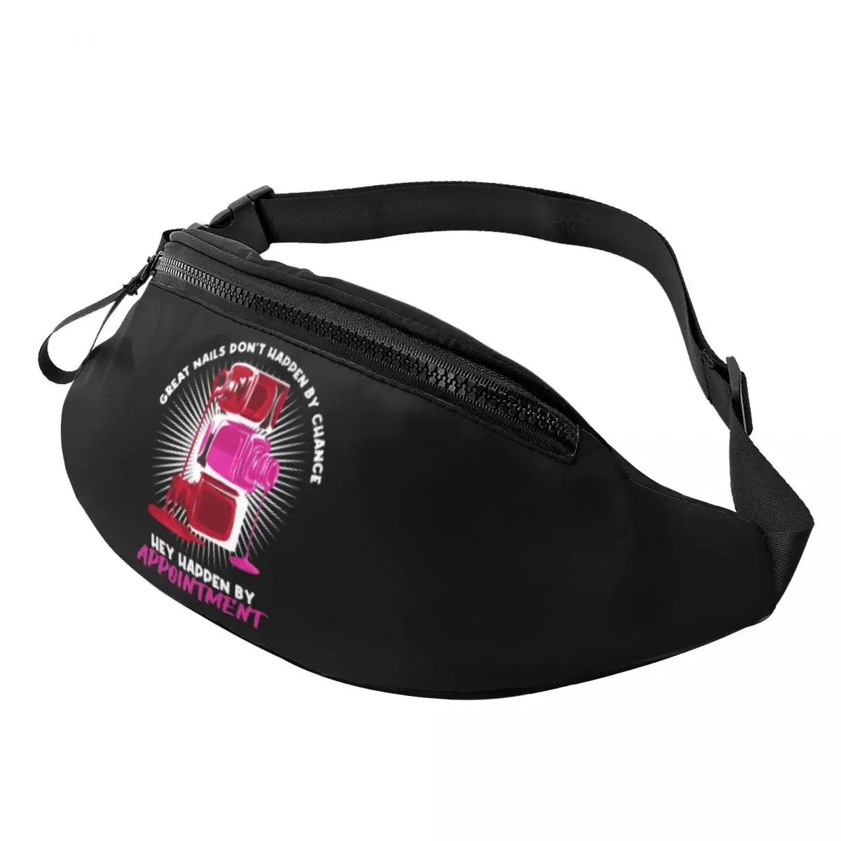 Mode Nagellak Fanny Pack Vrouwen Mannen Custom Technicus Crossbody Heuptas Voor Lopende Telefoon Geld Pouch