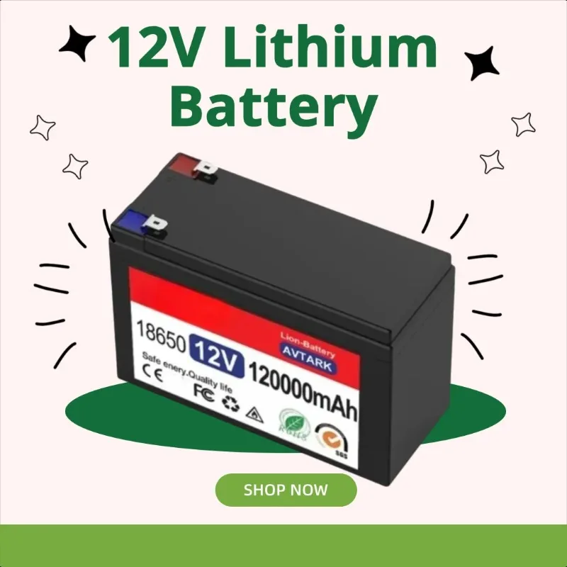 

12V Lithium Battery 18650 Rechargeable Battery Outdoor Power Supply Solar Street Light Power Supply