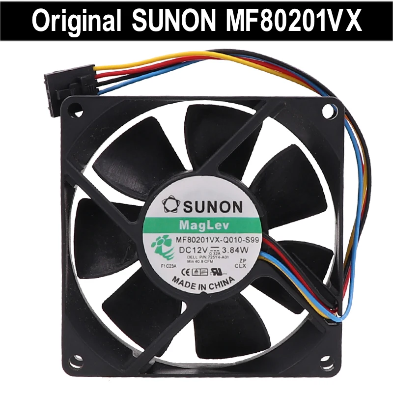 

New For SUNON MF80201VX-Q010-S99 8020 12V 3.84W 80*80*20mm Cooling Fan