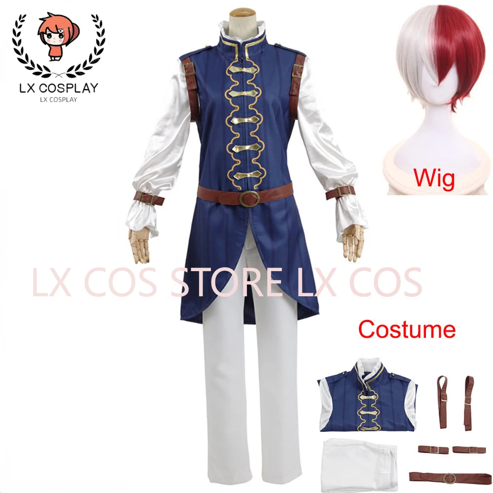 Anime Cos Todoroki Shouto WangZi Prince Cosplay Costumes Uniform Sets Halloween Party Costumes Suits Cos