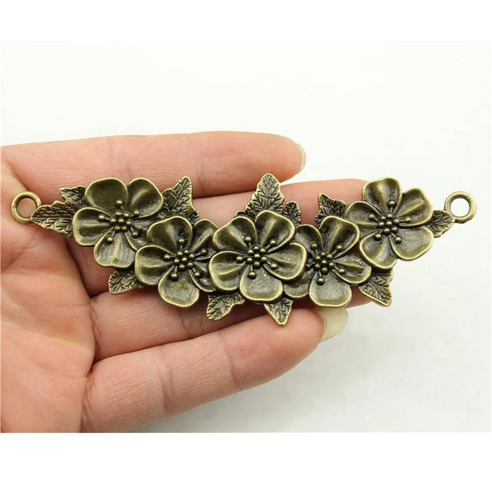 Jewellery Flower Branch Connector Charms Lot Ornaments 1pcs