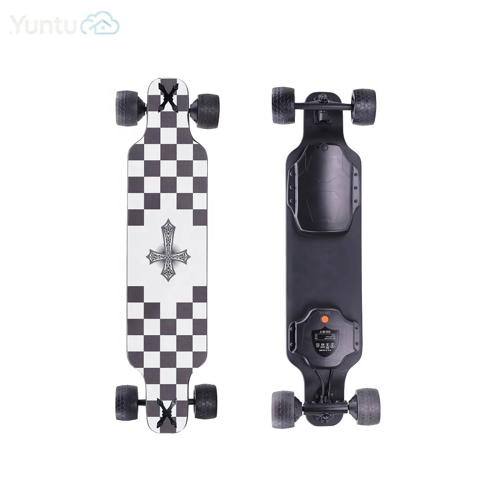 Jking H2B-02 Max Detachable Tire Electric Skateboard 40km/h Speed 500W*2 Motor 25km Range Remote Control Custom Longboard