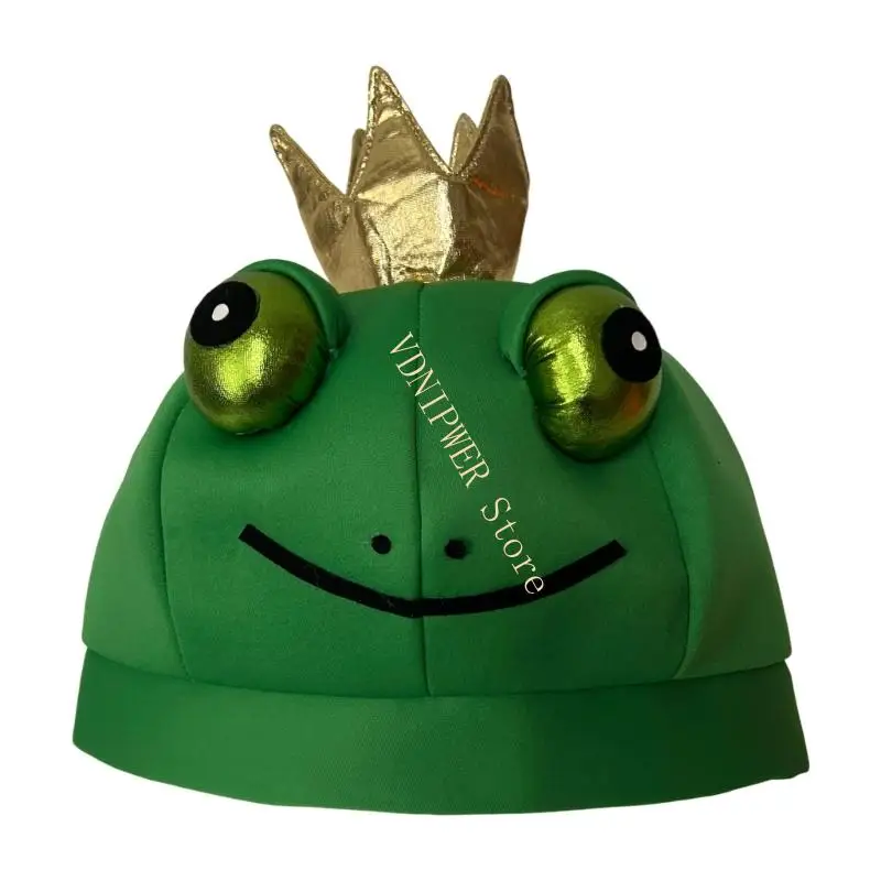 

Cartoon Animal King Costume Hat Nonwoven Fabric Animal Headwear Theme Parties Role Playing Event Head Accessories D08E