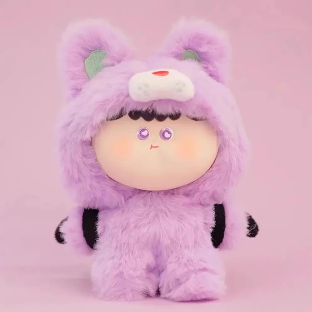 Amlls série animal caixa cega de pelúcia brinquedos kawaii anime figura bonito boneca coleção decoração boneca caixa mistério presente surpresa